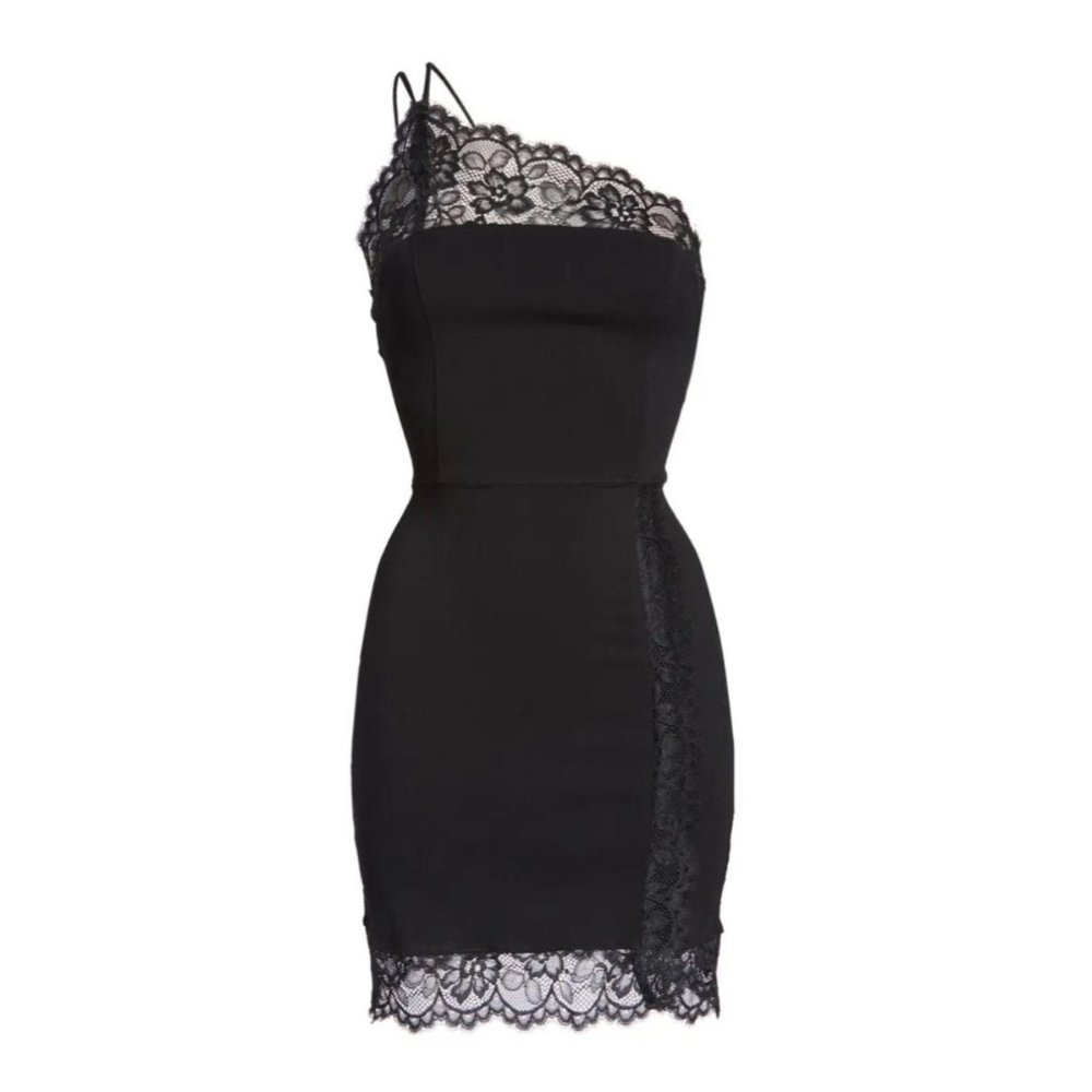 Free People Women's Large Premonitions Bodycon Dress Lace Adjustable Straps